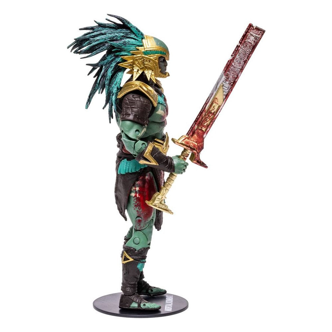 Figura mcfarlane toys mortal kombat kotal kahn sangriento
