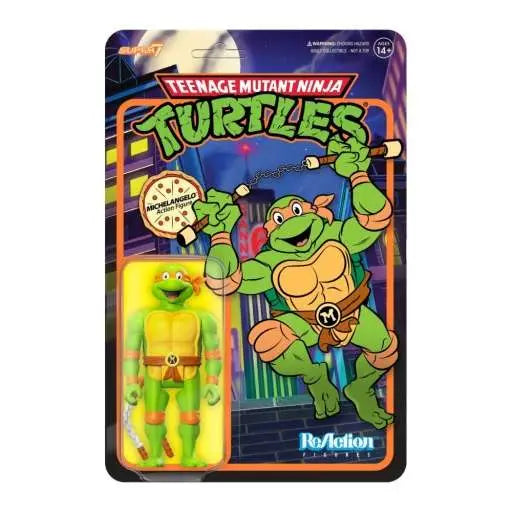 TEENAGE MUTANT NINJA TURTLES REACTION Figura W7 MICHELANGELO TOON Frikytopia