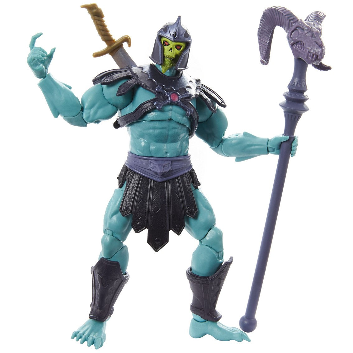 Figura mattel masters of the universe new eternia barbarian skeletor Frikytopia