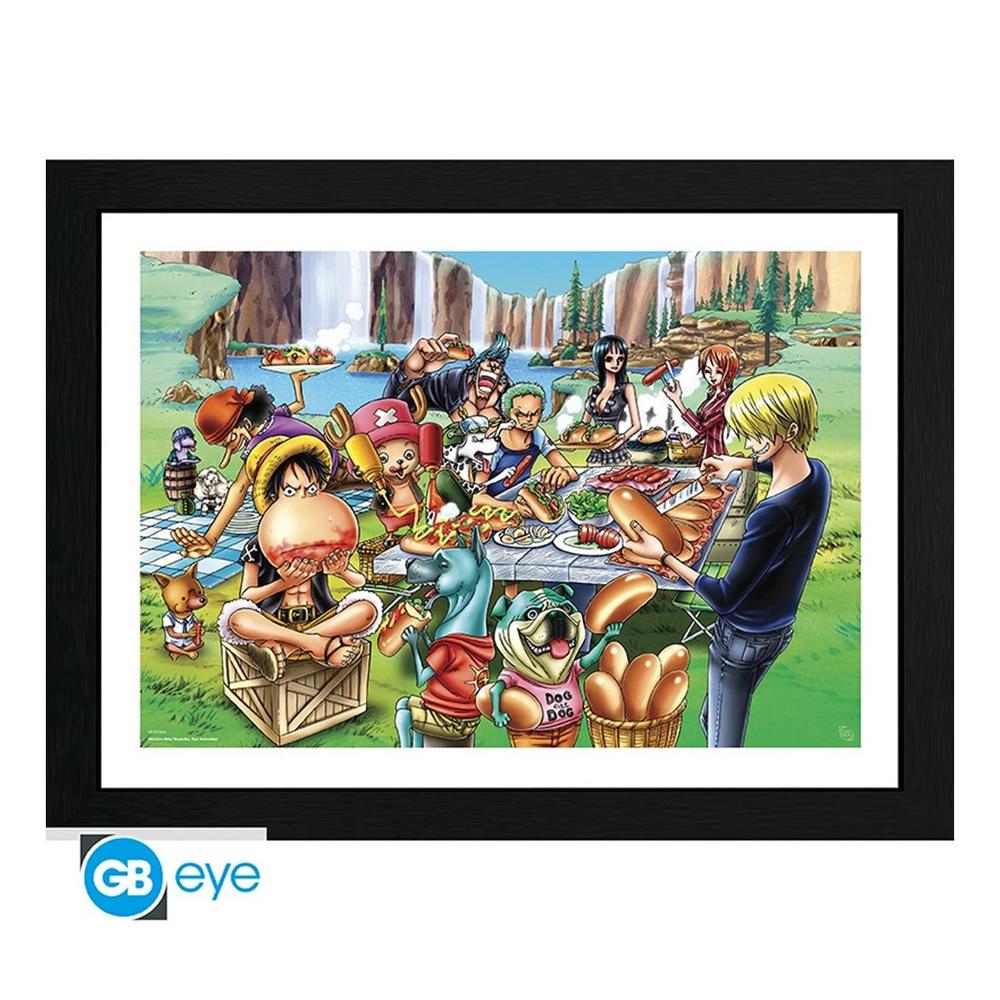 Impresion ilustracion gb eye one piece hot dog party Frikytopia