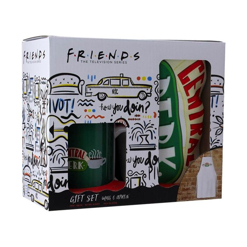 Set regalo taza delantal paladone friends