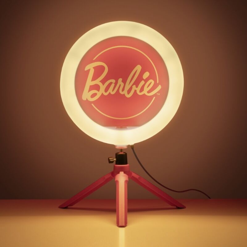 Aro de luz con tripode paladone barbie