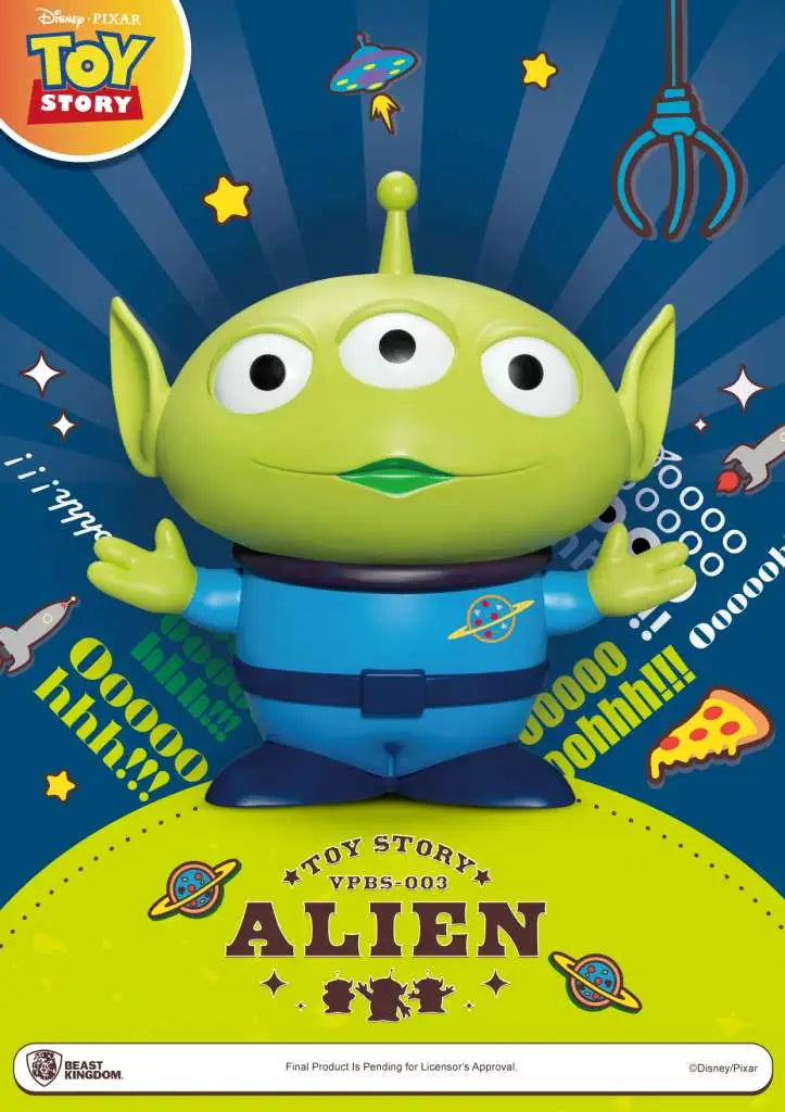 TOY STORY SMALL VINYL PIGGY BANK ALIEN Frikytopia