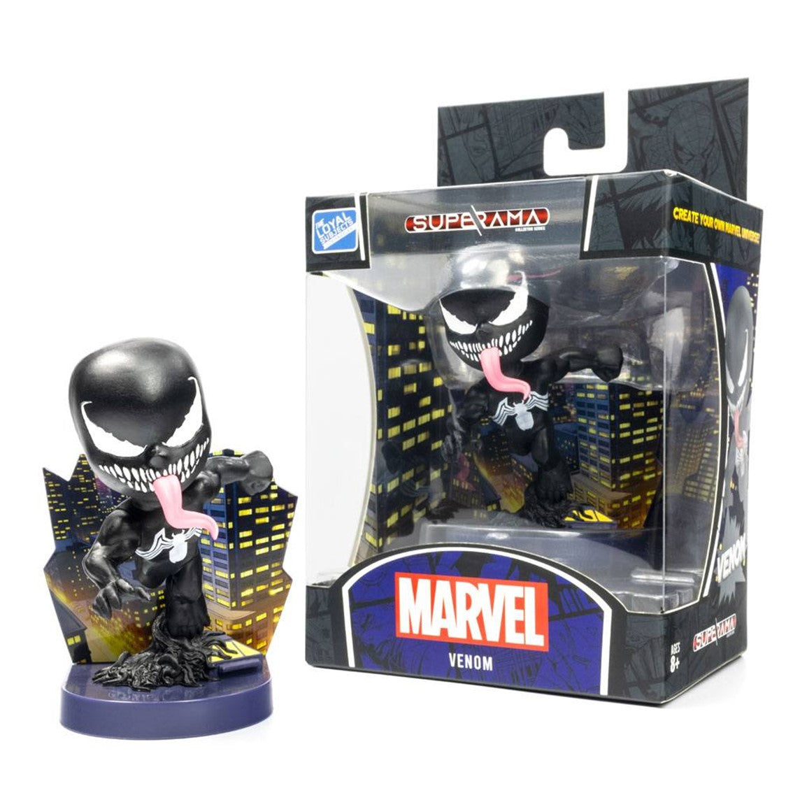Figura mini diorama superama the loyal subjects venom Frikytopia