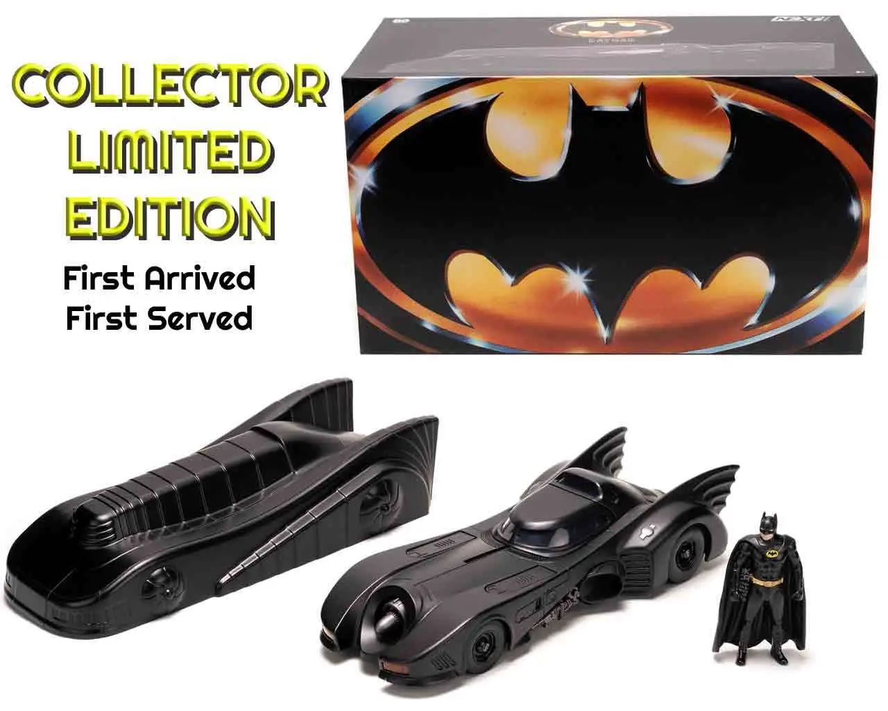 BATMAN 1989 AMORED BATMOBILE & BATMAN 1/24 DIE-CAST MODEL LIMITED EDITION Frikytopia