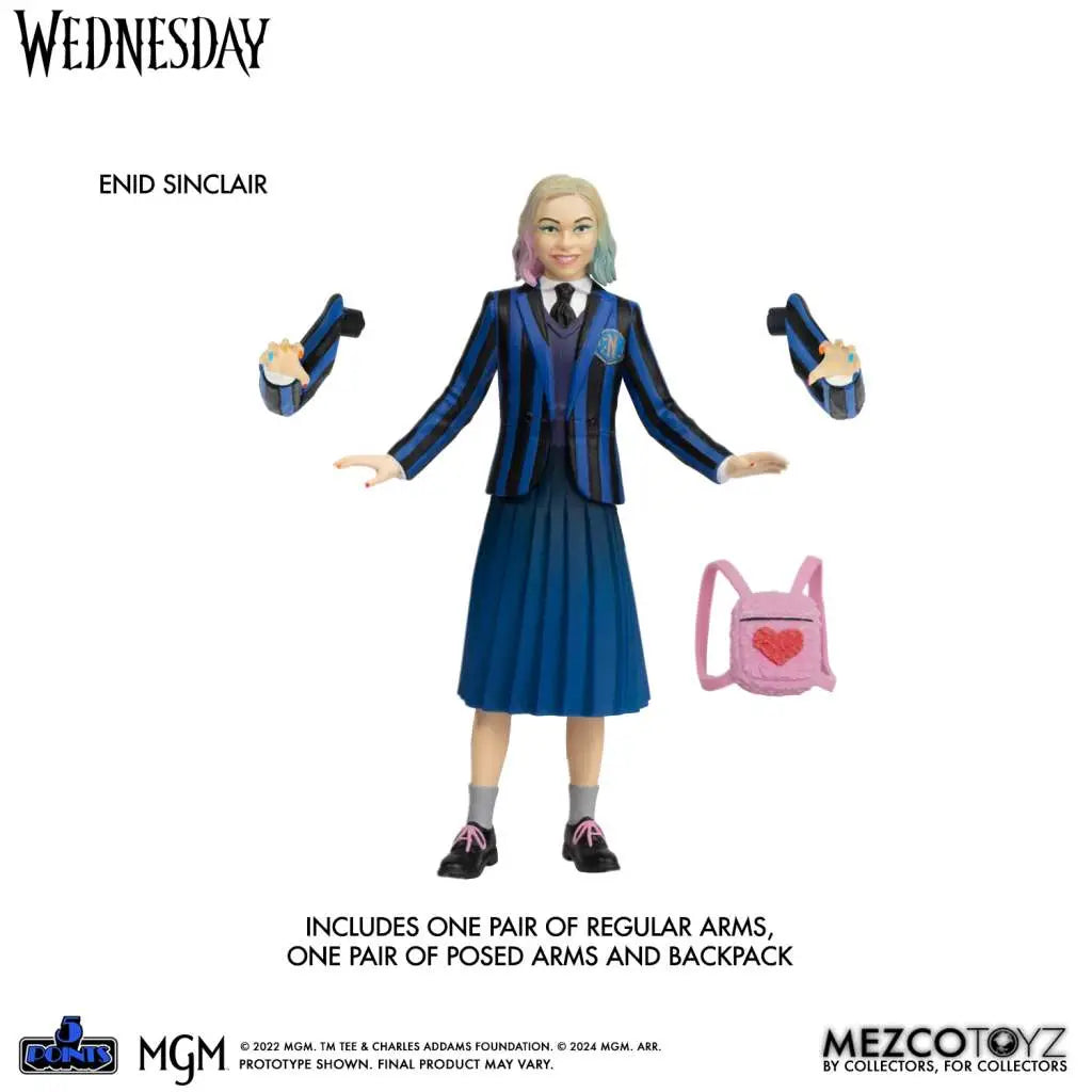 Set 2 figuras Miercoles & Enid Miercoles 9,5cm