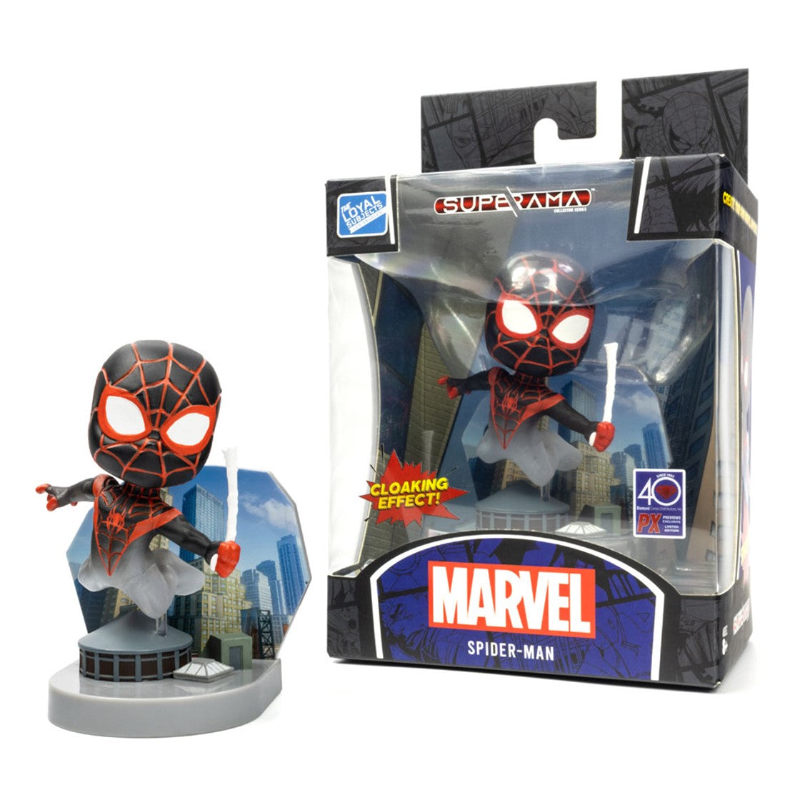 Figura mini diorama superama the loyal subjects spider man mini moral