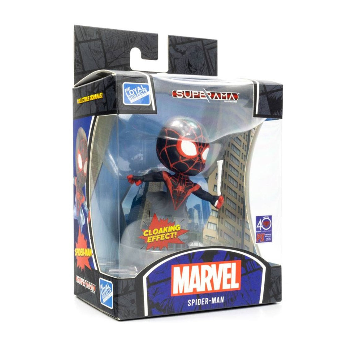 Figura mini diorama superama the loyal subjects spider man mini moral