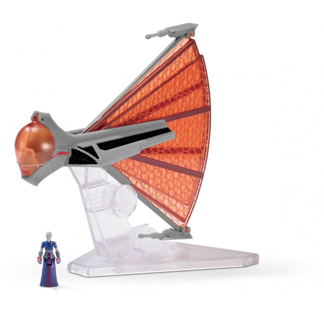 Figura jazzwares star wars nave 8cm ginivex class starfighter y figura Frikytopia