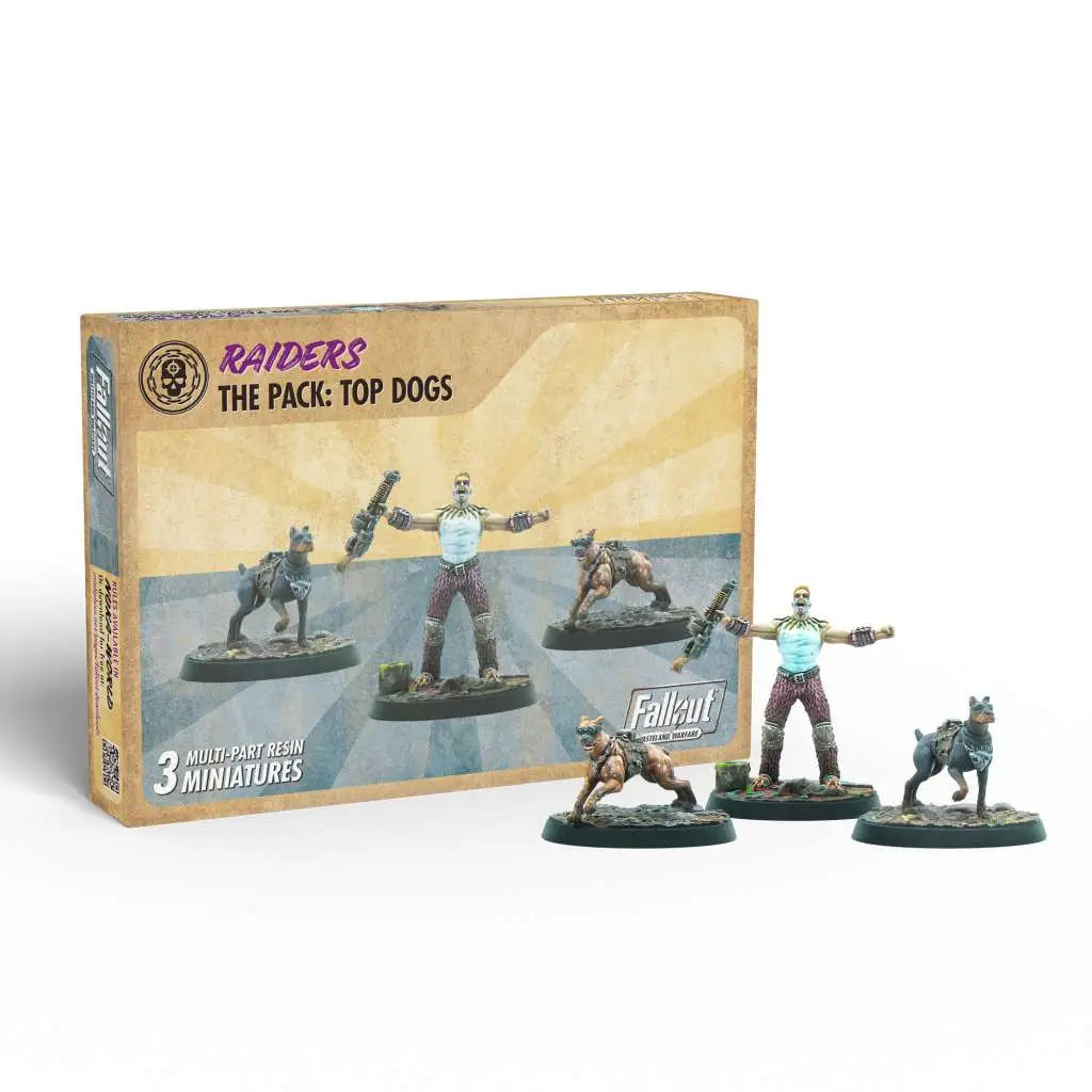 FALLOUT WASTELAND WARFARE NUKA WORLD RAIDERS PACK TOP DOGS Frikytopia