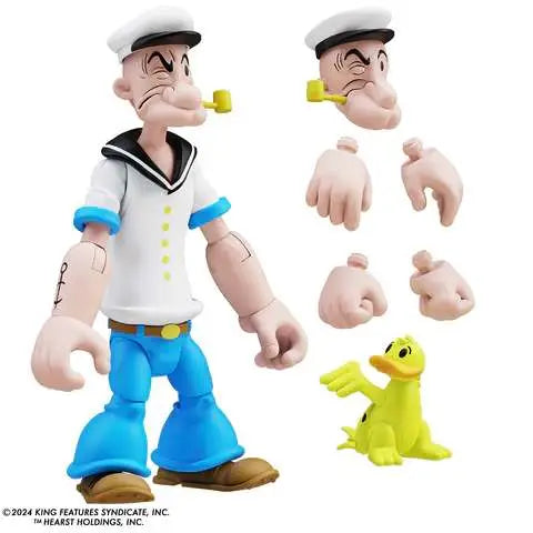 POPEYE WAVE 3 POPEYE 1ST APP WHITE Camiseta AF Frikytopia