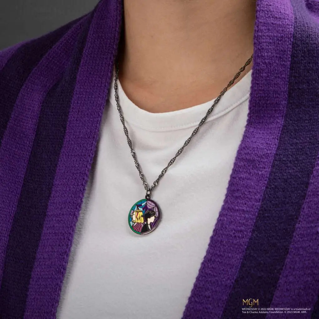WEDNESDAY & ENID LOCKET Collar