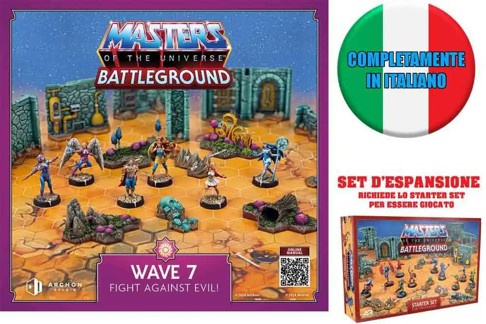 Masters of the Universe: Battleground Juego de Miniaturas Wave 7: The Great Rebellion *Edición Italiano*