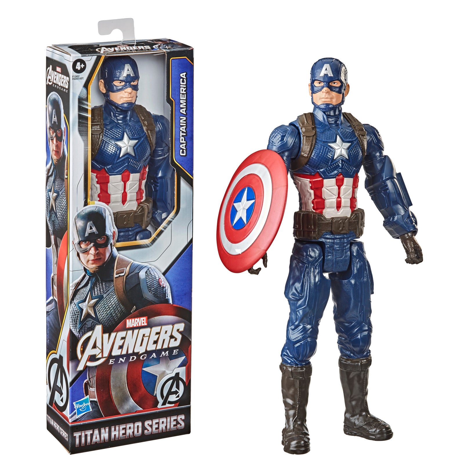 Figura hasbro marvel titan hero series capitan america