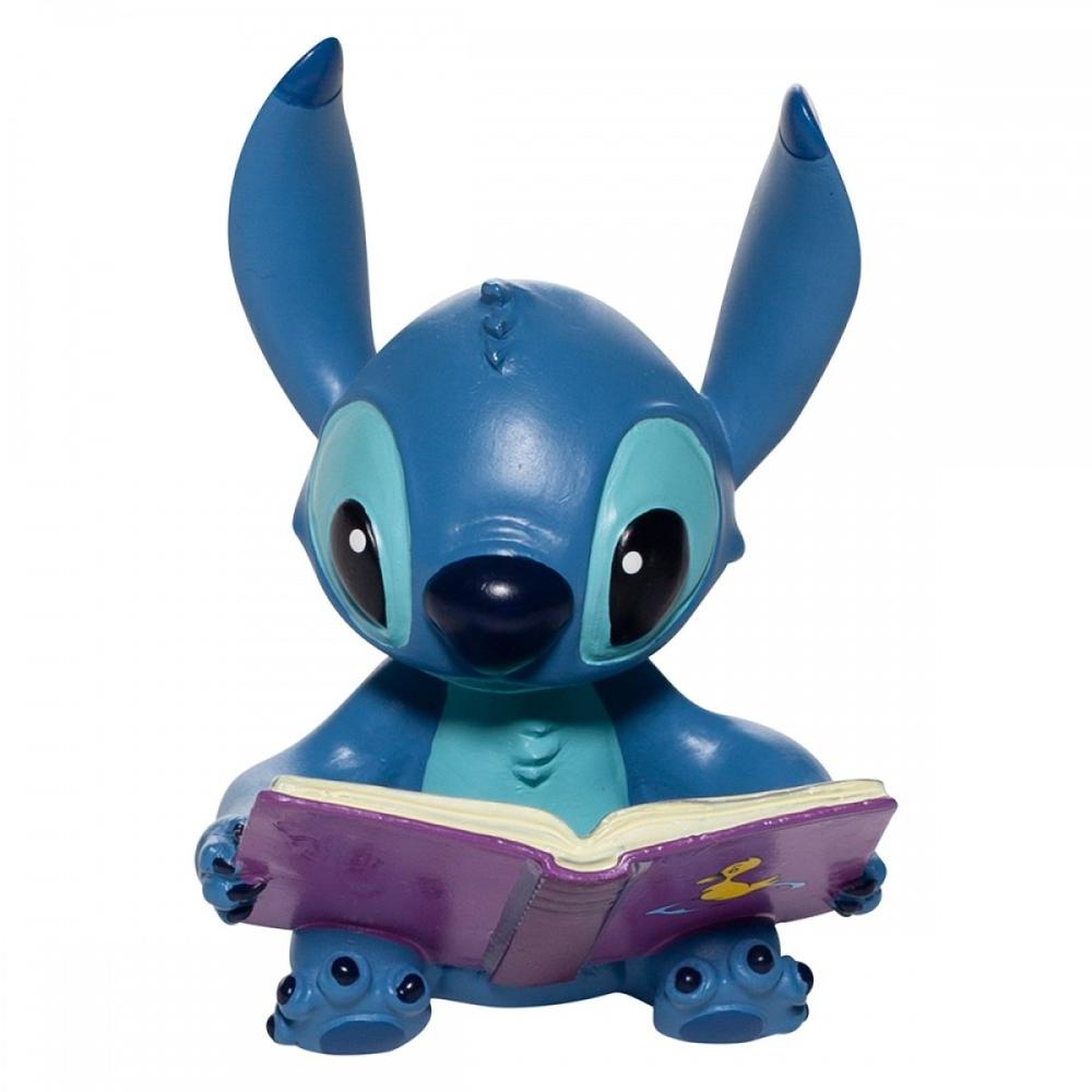 Figura enesco disney stitch con libro Frikytopia
