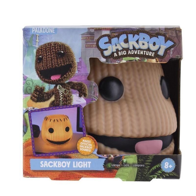 Lampara paladone videojuegos sackboy una gran aventura con sonido Frikytopia