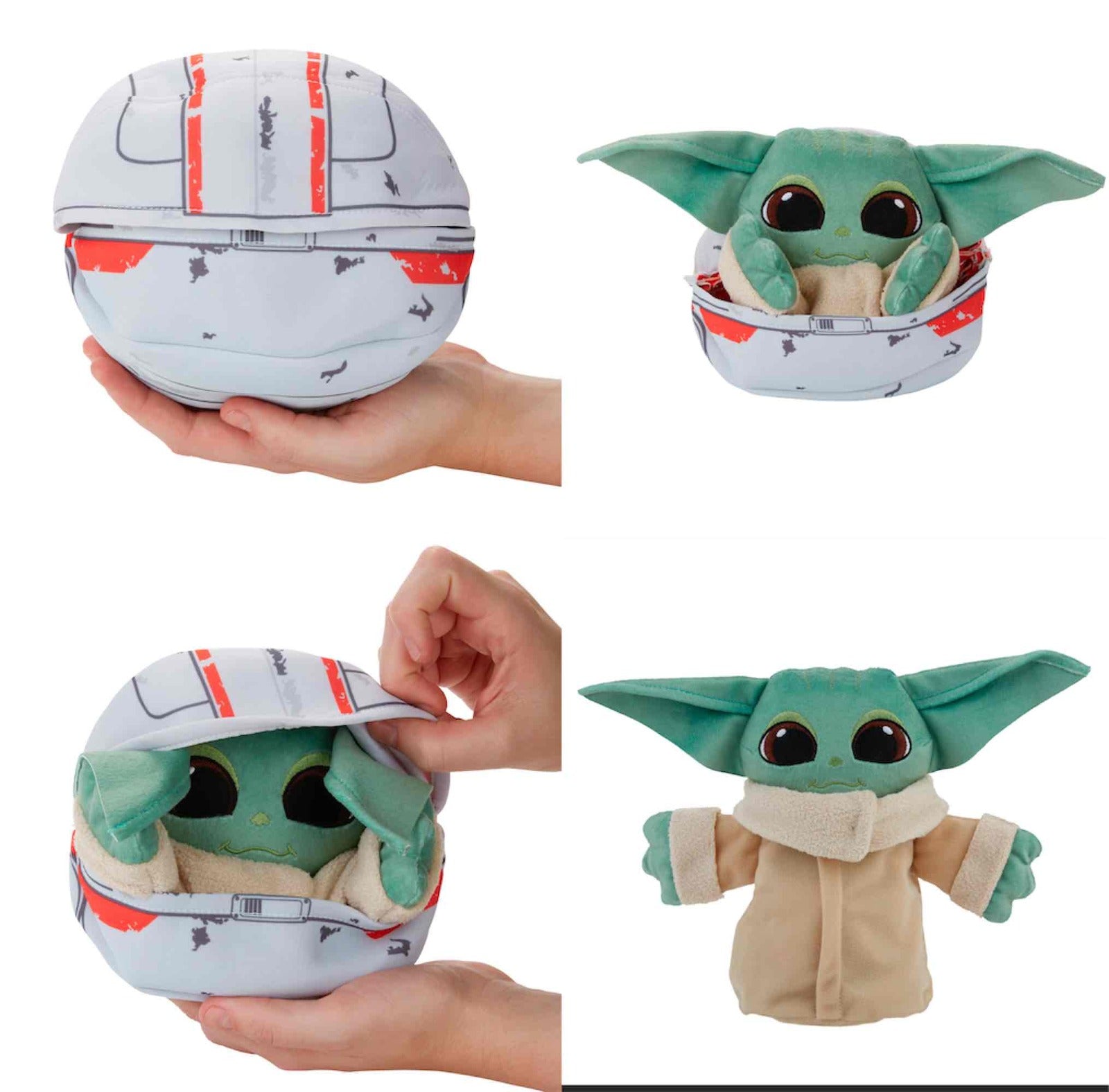 Peluche hasbro star wars the mandalorian the child baby yoda Frikytopia