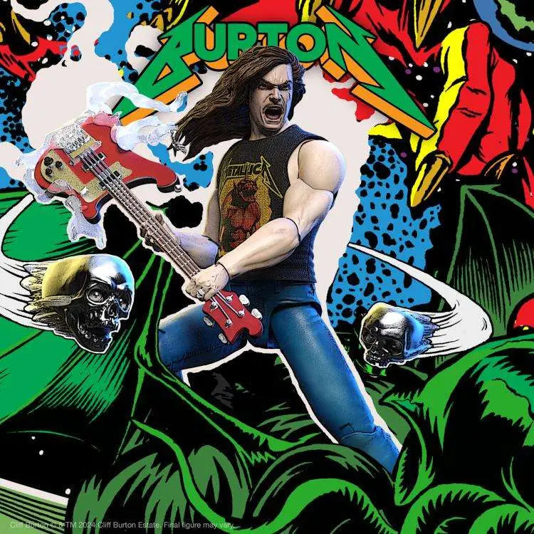 CLIFF BURTON SUPERHERO POSTER ULTIMATES! ACTION FIGURE Frikytopia