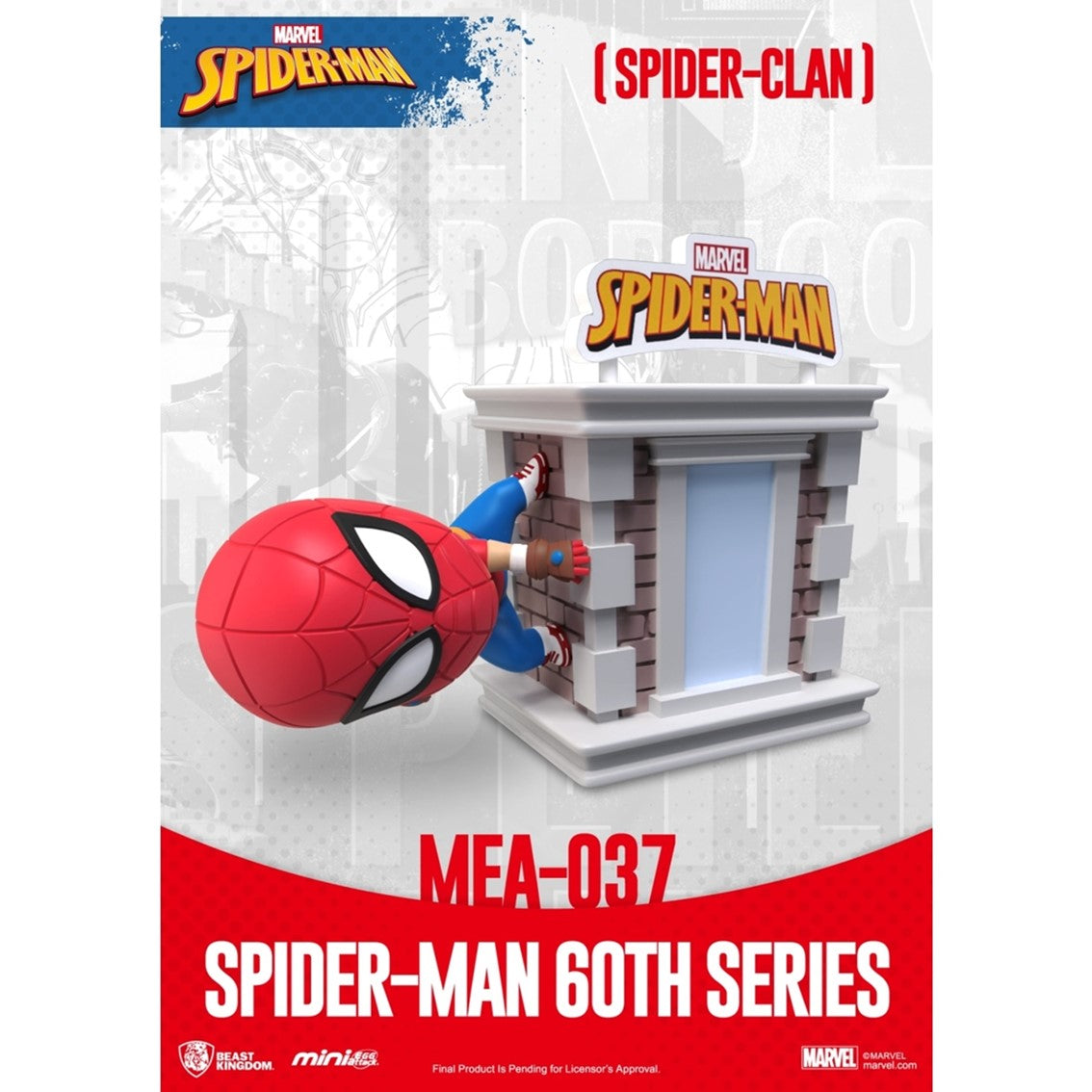 Figura beast kingdom mini egg attack marvel spider man spider clan