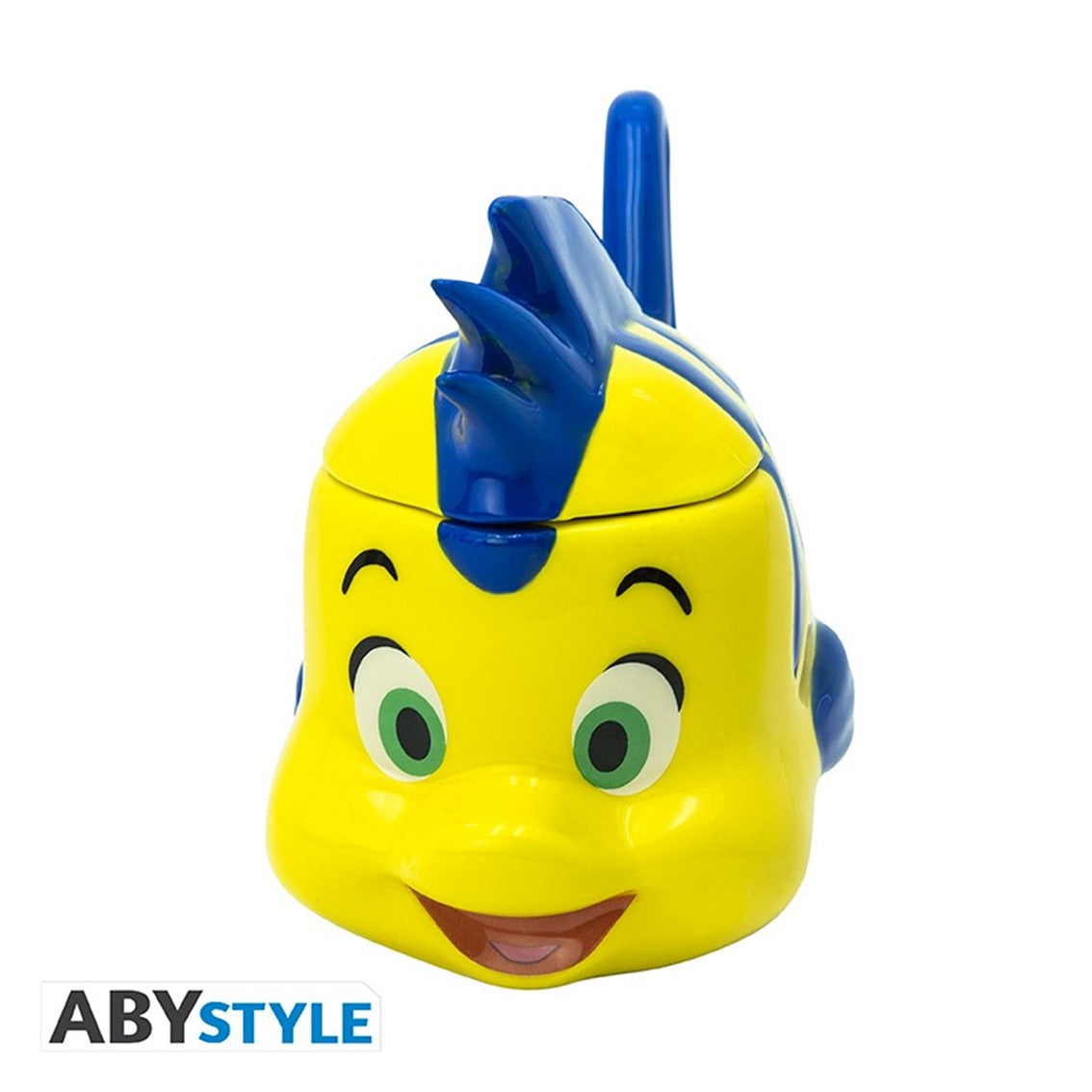 Taza 3d abystyle disney la sirenita flounder