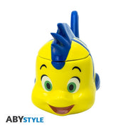 Taza 3d abystyle disney la sirenita flounder