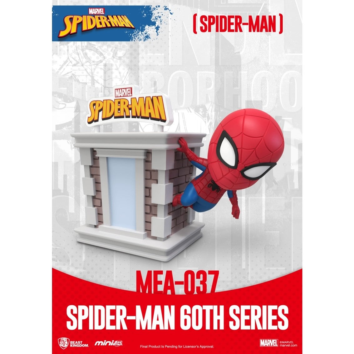 Figura mini egg attack marvel spider man japones serie 60 aniversario