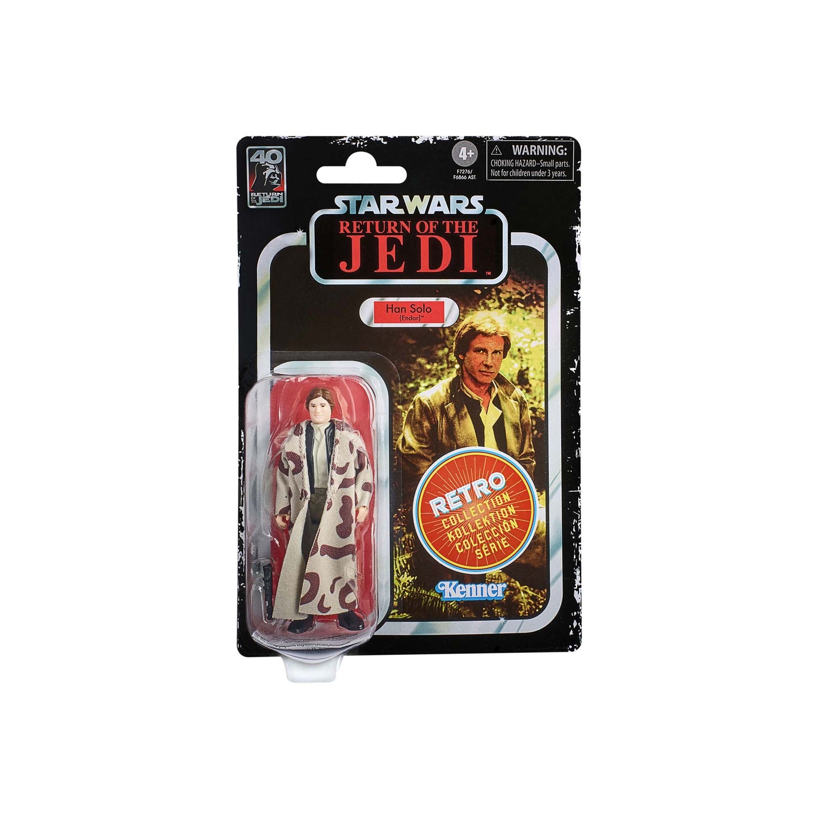 Figura hasbro star wars retro collection el retorno del jedi han solo
