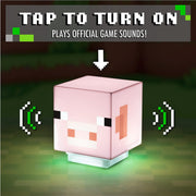 Lampara paladone minecraft cerdito musica incorporada