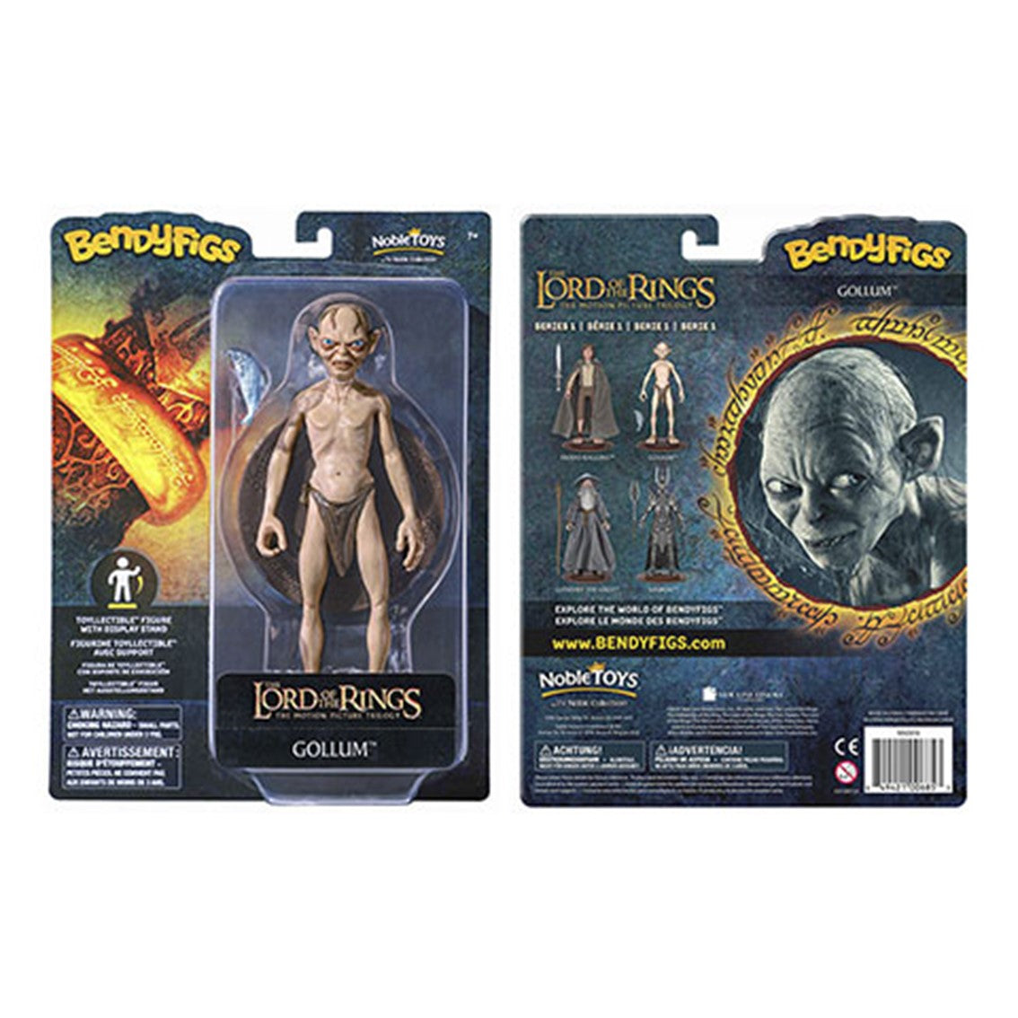 El Señor de los Anillos Figura Maleable Bendyfigs Gollum 19 cm