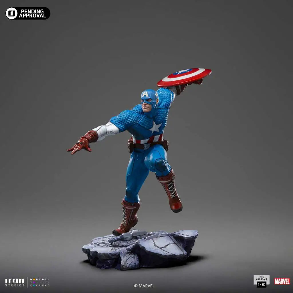 INFINITY GAUNTLET CAPTAIN AMERICA1/10 Estatua