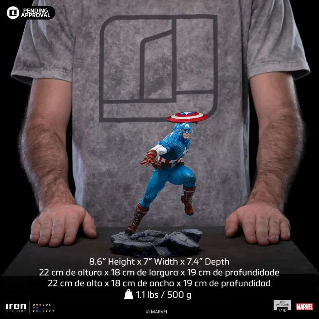 INFINITY GAUNTLET CAPTAIN AMERICA1/10 Estatua
