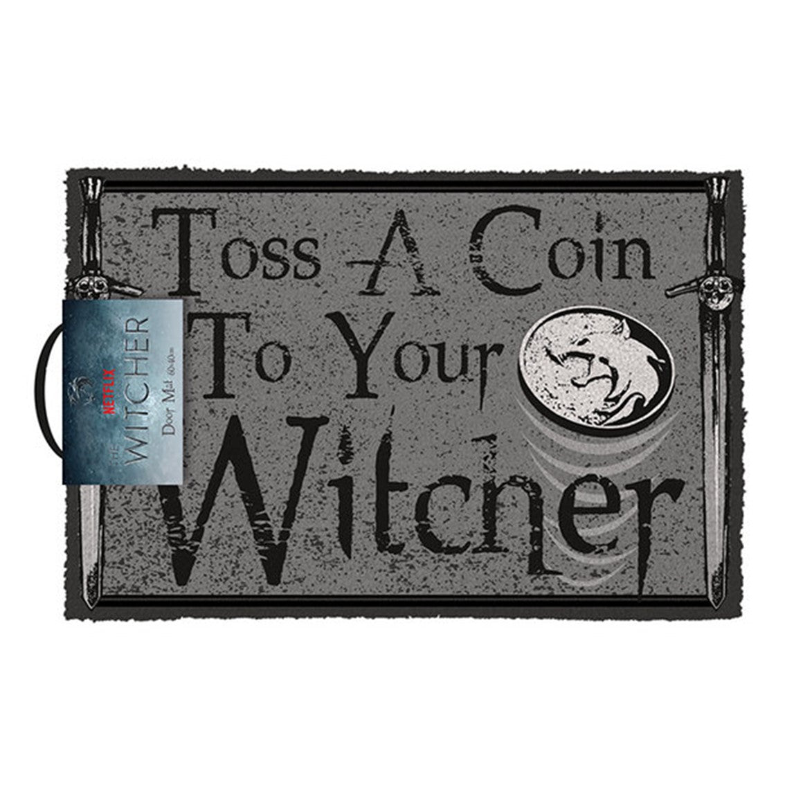 Felpudo pyramid the witcher toss a coin Frikytopia