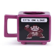 Taza termica pyramid retro tv donkey kong