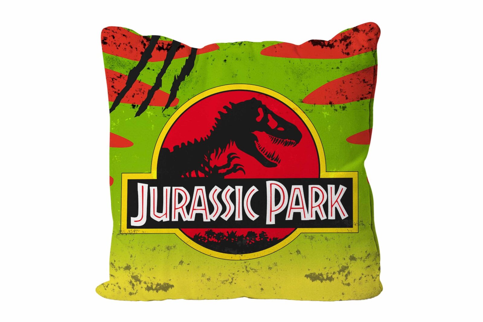 Cojin cuadrado logo jurassic park