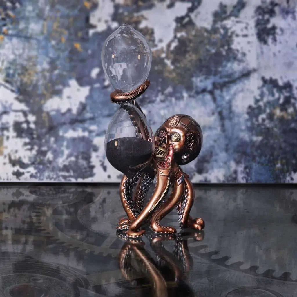 STEAMPUNK TENTACLED TIME KEEPER