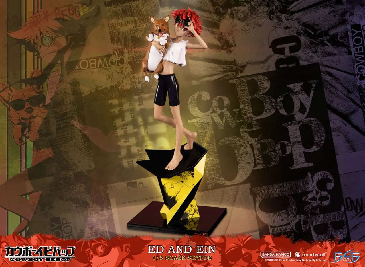COWBOY BEBOP ED AND EIN 1/8 RESIN Estatua
