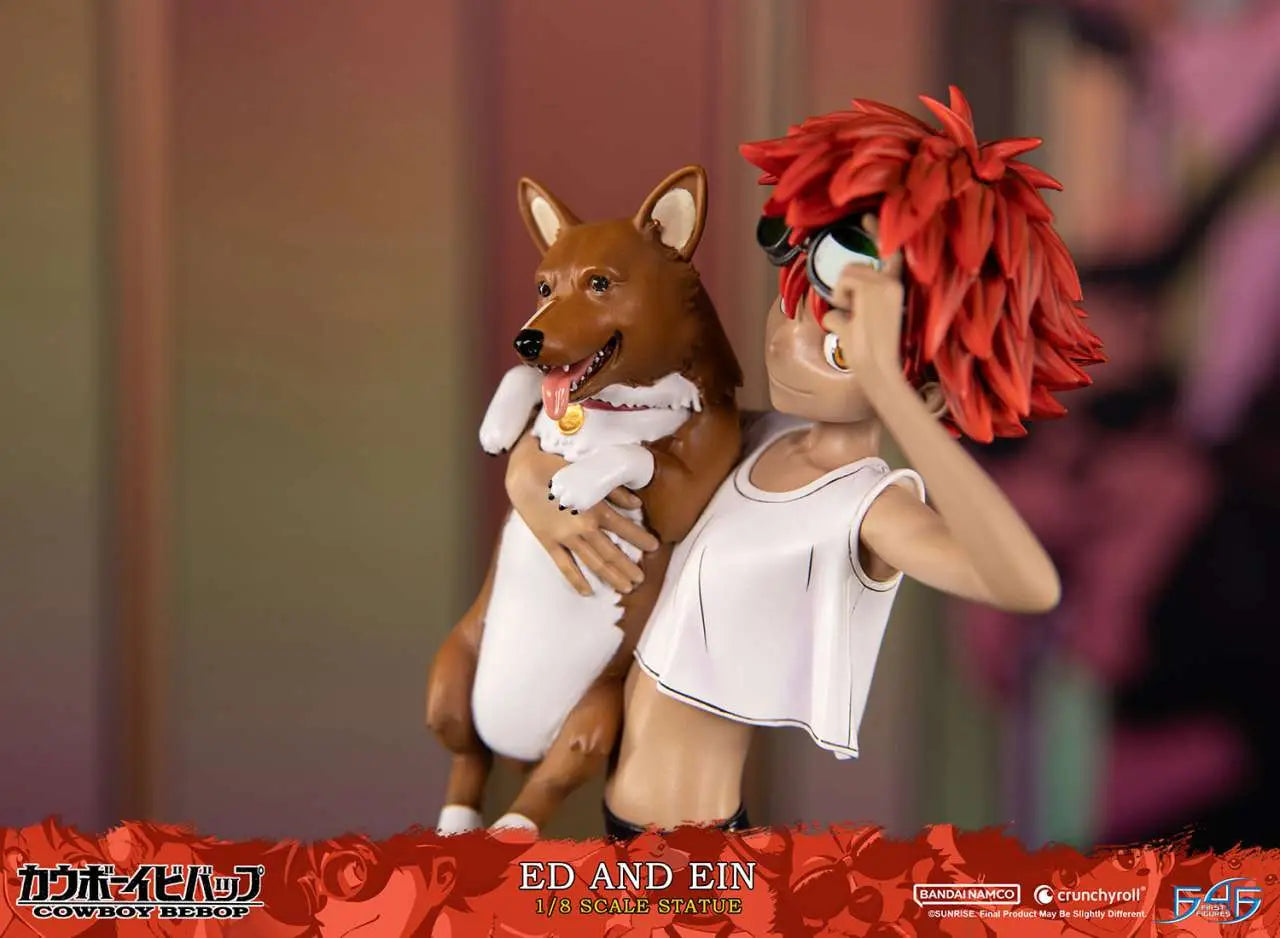 COWBOY BEBOP ED AND EIN 1/8 RESIN Estatua