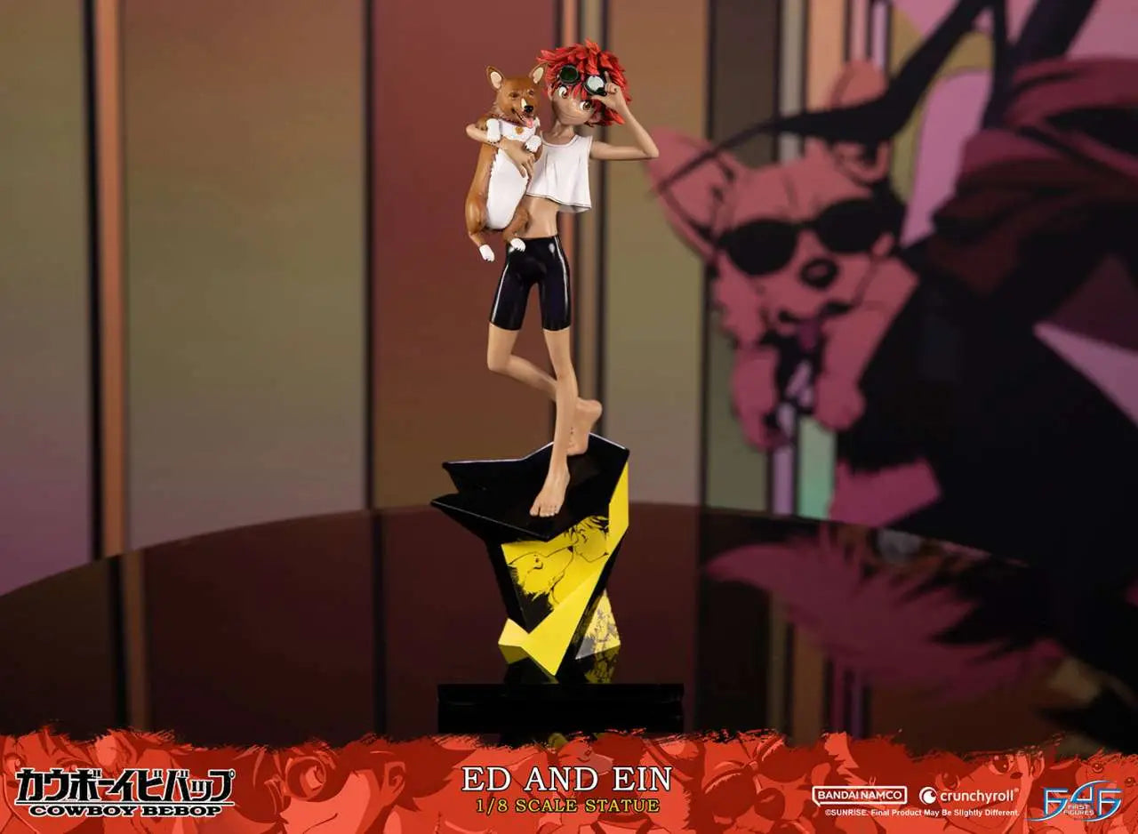 COWBOY BEBOP ED AND EIN 1/8 RESIN Estatua