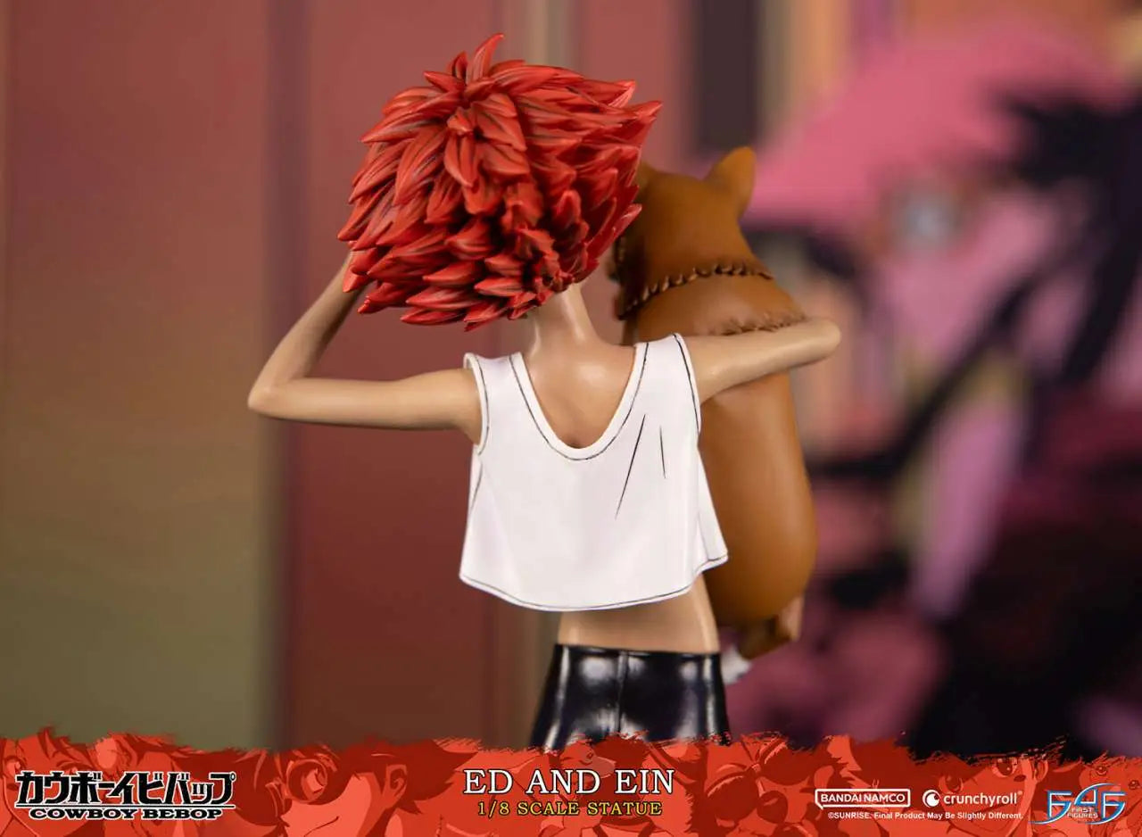 COWBOY BEBOP ED AND EIN 1/8 RESIN Estatua