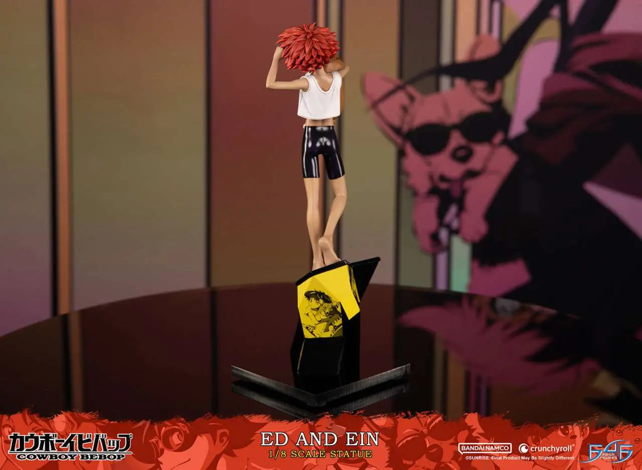 COWBOY BEBOP ED AND EIN 1/8 RESIN Estatua