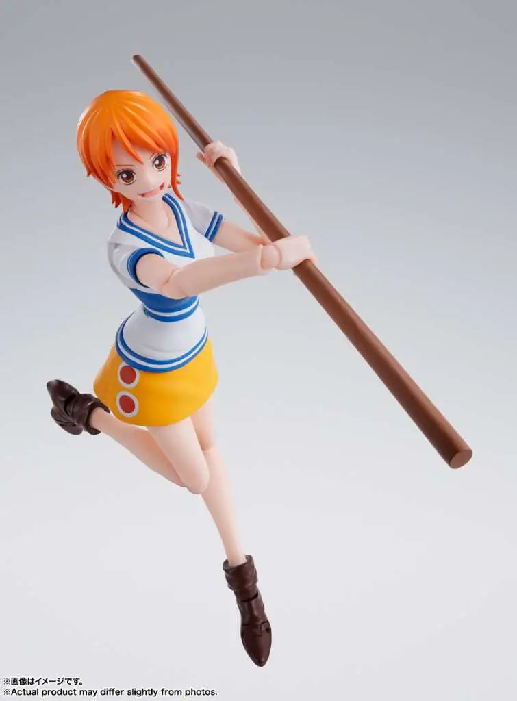 Figura tamashii nations nami romance dawn 14cm one piece sh figuarts