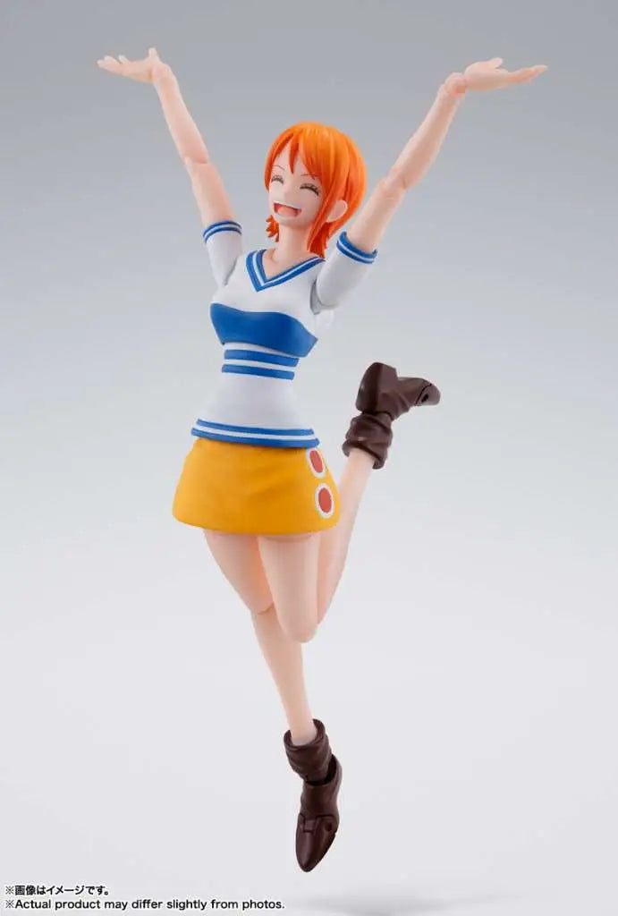 Figura tamashii nations nami romance dawn 14cm one piece sh figuarts