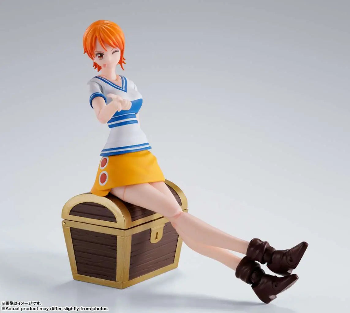Figura tamashii nations nami romance dawn 14cm one piece sh figuarts