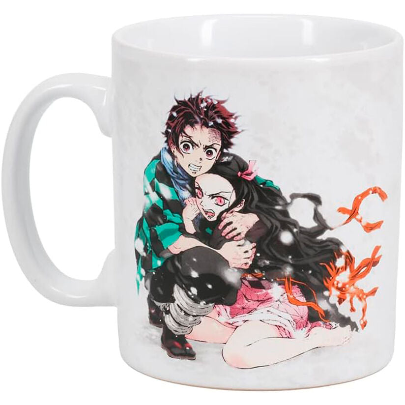 Taza xl paladone demon slayer tanjiro y nezuko
