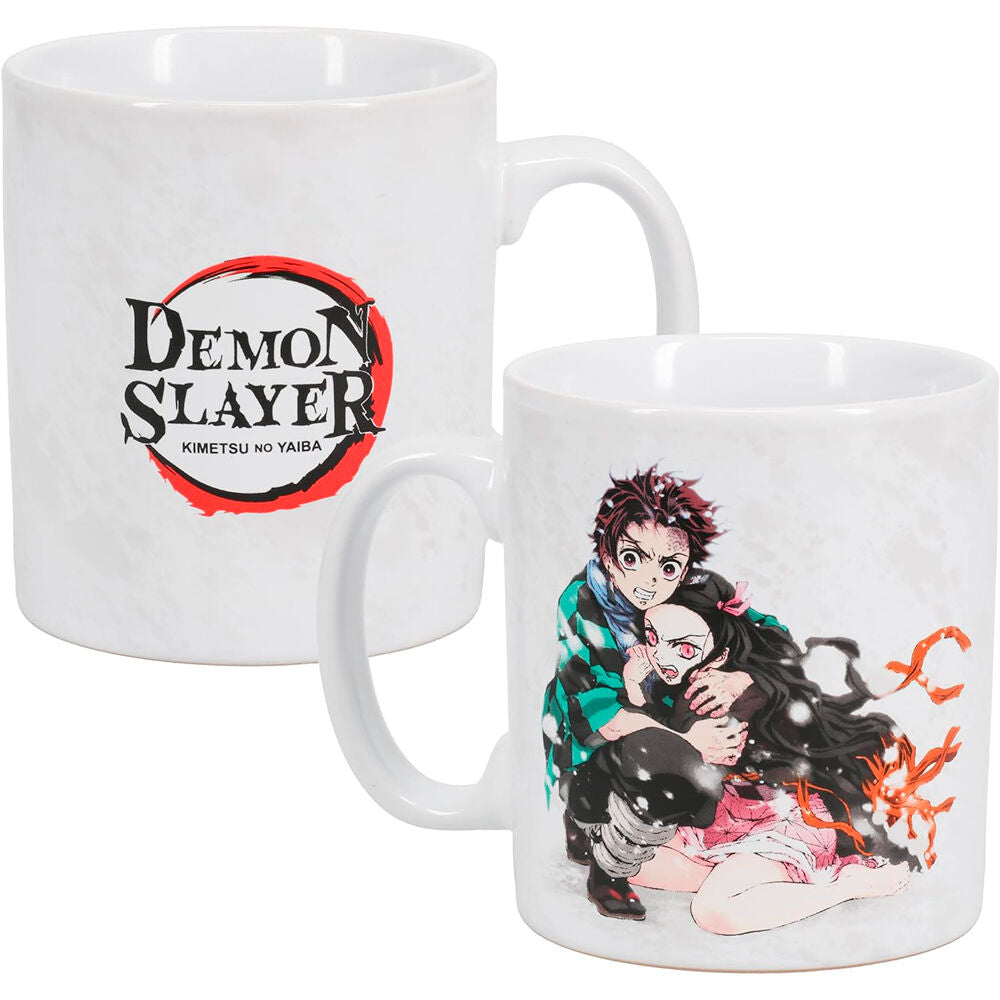 Taza xl paladone demon slayer tanjiro y nezuko