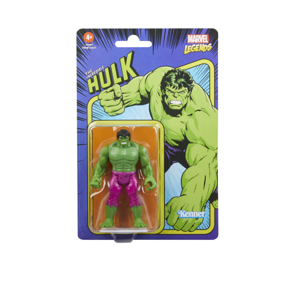Figura hasbro marvel legends hulk coleccion retro 375