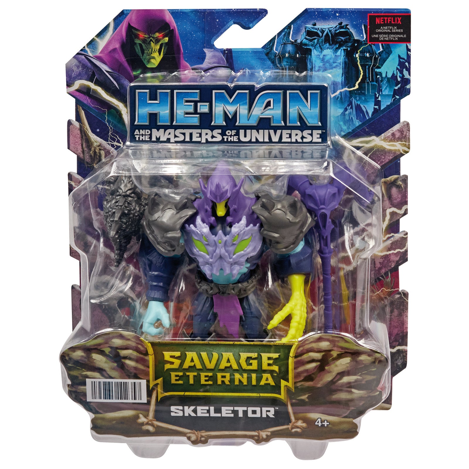 Figura mattel masters of the universe savage eternia skeletor