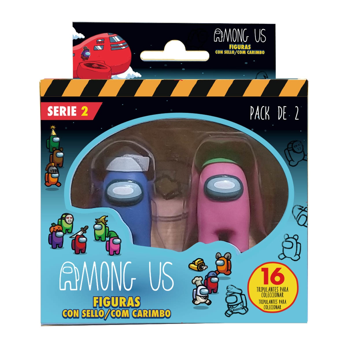 Figuras bizak among us s2 caja pack 2 aleatorio Frikytopia
