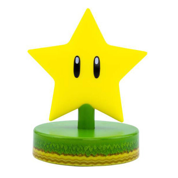 Lampara paladone icon super mario estrella Frikytopia