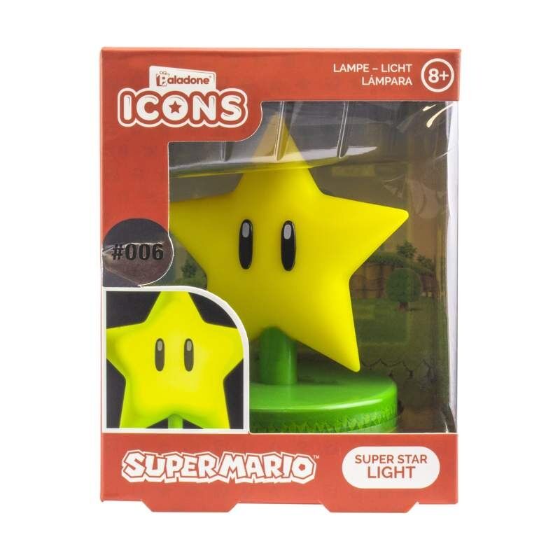 Lampara paladone icon super mario estrella